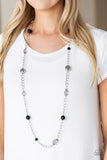 Only For Special Occasions - Black Necklace - Paparazzi Accessories Necklace Bedazzle Me Pretty Mobile Fashion Boutique