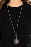 Opal Gardens - Purple Necklace - Paparazzi Accessories Necklace Bedazzle Me Pretty Mobile Fashion Boutique