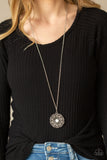 Opal Gardens - White Necklace - Paparazzi Accessories Necklace Bedazzle Me Pretty Mobile Fashion Boutique