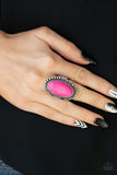 Open Range - Pink Ring - Paparazzi Accessories Ring Bedazzle Me Pretty Mobile Fashion Boutique