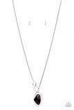 Optical Opulence - Black Necklace - Paparazzi Accessories Necklace Bedazzle Me Pretty Mobile Fashion Boutique