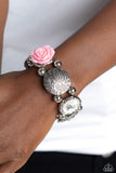 Optimistic Oasis - Pink Bracelet - Paparazzi Accessories Bracelet Bedazzle Me Pretty Mobile Fashion Boutique