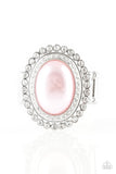 Opulently Olympian - Pink Ring - Paparazzi Accessories Ring Bedazzle Me Pretty Mobile Fashion Boutique