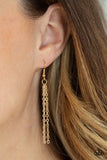 Orbiting Splendor - Gold Necklace - Paparazzi Accessories Necklace Bedazzle Me Pretty Mobile Fashion Boutique