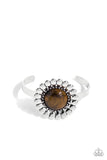 Organic Orchard - Brown Bracelet - Paparazzi Accessories Bracelet Bedazzle Me Pretty Mobile Fashion Boutique