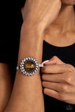 Organic Orchard - Brown Bracelet - Paparazzi Accessories Bracelet Bedazzle Me Pretty Mobile Fashion Boutique