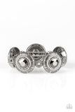 Original Opulence - Silver Bracelet - Paparazzi Accessories Bracelet Bedazzle Me Pretty Mobile Fashion Boutique