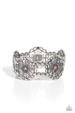 Ornamental Occasion - Pink Bracelet - Paparazzi Accessories Bracelet Bedazzle Me Pretty Mobile Fashion Boutique