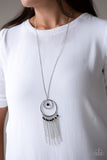 Out Of Bounds Shimmer - Black Necklace - Paparazzi Accessories Necklace Bedazzle Me Pretty Mobile Fashion Boutique