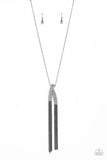 Out of the SWAY - Black Necklace - Paparazzi Accessories Necklace Bedazzle Me Pretty Mobile Fashion Boutique
