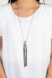 Out of the SWAY - Black Necklace - Paparazzi Accessories Necklace Bedazzle Me Pretty Mobile Fashion Boutique