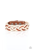 Outback Outlaw - Brown Bracelet - Paparazzi Accessories Bracelet Bedazzle Me Pretty Mobile Fashion Boutique
