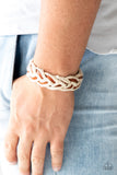 Outback Outlaw - Brown Bracelet - Paparazzi Accessories Bracelet Bedazzle Me Pretty Mobile Fashion Boutique