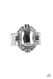 Outta My Way! - Silver Ring - Paparazzi Accessories Ring Bedazzle Me Pretty Mobile Fashion Boutique