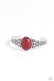 Over POP-ulated - Red Bracelet - Paparazzi Accessories Bracelet Bedazzle Me Pretty Mobile Fashion Boutique