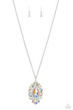 Over the TEARDROP - Multi Necklace - Paparazzi Accessories Necklace Bedazzle Me Pretty Mobile Fashion Boutique