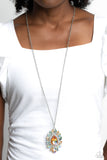 Over the TEARDROP - Multi Necklace - Paparazzi Accessories Necklace Bedazzle Me Pretty Mobile Fashion Boutique