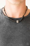 Pacific Pioneer - Black Necklace - Paparazzi Accessories Necklace Bedazzle Me Pretty Mobile Fashion Boutique
