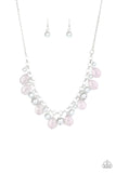 Pacific Posh - Silver Necklace - Paparazzi Accessories Necklace Bedazzle Me Pretty Mobile Fashion Boutique