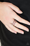 Pageant Wave - Red Ring - Paparazzi Accessories Ring Bedazzle Me Pretty Mobile Fashion Boutique