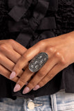 PAISLEY for You - Silver Ring - Paparazzi Accessories Ring Bedazzle Me Pretty Mobile Fashion Boutique
