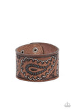 Paisley Pioneer - Blue Bracelet - Paparazzi Accessories Bracelet Bedazzle Me Pretty Mobile Fashion Boutique