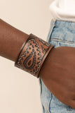 Paisley Pioneer - Blue Bracelet - Paparazzi Accessories Bracelet Bedazzle Me Pretty Mobile Fashion Boutique
