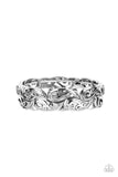 Paisley Portico - Silver Bracelet - Paparazzi Accessories Bracelet Bedazzle Me Pretty Mobile Fashion Boutique
