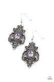Palace Perfection - Purple Earrings - Paparazzi Accessories Earrings Bedazzle Me Pretty Mobile Fashion Boutique