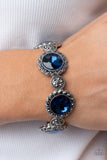 Palace Property - Blue Bracelet - Paparazzi Accessories Bracelet Bedazzle Me Pretty Mobile Fashion Boutique