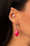 Palm Beach Beauty - Pink Necklace - Paparazzi Accessories Necklace Bedazzle Me Pretty Mobile Fashion Boutique
