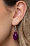 Palm Beach Beauty - Purple Necklace - Paparazzi Accessories Necklace Bedazzle Me Pretty Mobile Fashion Boutique