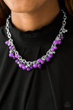 Palm Beach Boutique - Purple Necklace - Paparazzi Accessories Necklace Bedazzle Me Pretty Mobile Fashion Boutique