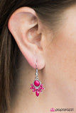 Palm Beach Party - Pink Earrings - Paparazzi Accessories Earrings Bedazzle Me Pretty Mobile Fashion Boutique