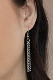 Palm Promenade - Silver Necklace - Paparazzi Accessories Necklace Bedazzle Me Pretty Mobile Fashion Boutique