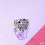 Pampered Pattern - Multi Ring - Paparazzi Accessories Ring Bedazzle Me Pretty Mobile Fashion Boutique