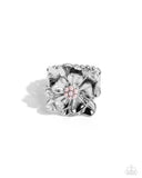 Pampered Petals - Pink Ring - Paparazzi Accessories Ring Bedazzle Me Pretty Mobile Fashion Boutique