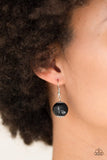 Panama Panorama - Black Necklace - Paparazzi Accessories Necklace Bedazzle Me Pretty Mobile Fashion Boutique