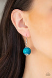 Panama Panorama - Blue Necklace - Paparazzi Accessories Necklace Bedazzle Me Pretty Mobile Fashion Boutique