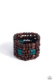 Paradise Palazzo - Blue Bracelet - Paparazzi Accessories Bracelet Bedazzle Me Pretty Mobile Fashion Boutique