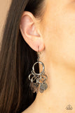 Partners in CHIME - Black Earrings - Paparazzi Accessories Earrings Bedazzle Me Pretty Mobile Fashion Boutique
