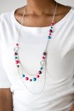 Party Dress Princess - Multi Necklace - Paparazzi Accessories Necklace Bedazzle Me Pretty Mobile Fashion Boutique