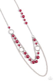 Party Dress Princess - Red Necklace - Paparazzi Accessories Necklace Bedazzle Me Pretty Mobile Fashion Boutique