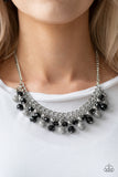 Party Spree - Black Necklace - Paparazzi Accessories Necklace Bedazzle Me Pretty Mobile Fashion Boutique