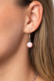 Patterned Paisley - Pink Necklace - Paparazzi Accessories Necklace Bedazzle Me Pretty Mobile Fashion Boutique