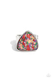 Patterned Paladin - Purple Ring - Paparazzi Accessories Ring Bedazzle Me Pretty Mobile Fashion Boutique