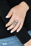 Peaceful Paradise - Pink Ring - Paparazzi Accessories Ring Bedazzle Me Pretty Mobile Fashion Boutique