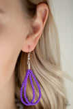 Peacefully Pacific - Purple Necklace - Paparazzi Acessories Necklace Bedazzle Me Pretty Mobile Fashion Boutique