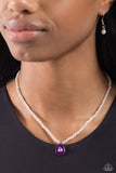 PEARL-demonium - Purple Necklace - Paparazzi Accessories Necklace Bedazzle Me Pretty Mobile Fashion Boutique