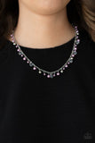 Pearl Essence - Purple Necklace - Paparazzi Accessories Necklace Bedazzle Me Pretty Mobile Fashion Boutique